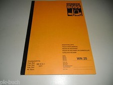 Ersatzteilkatalog Spare Parts List Gabelstapler Steinbock Boss Stapler WN 25 