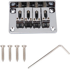Gitarrenbrücke mit 4 Saiten