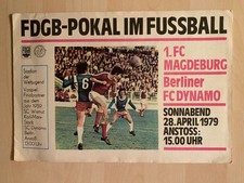 Programm FDGB-Pokalfinale 1979 BFC Dynamo - 1.FC Magdeburg DDR