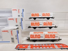 3x Märklin H0 AC 48501 Containerwagen Alno Küchen DB NEM KK KKK TOP+OVP #DY149-1