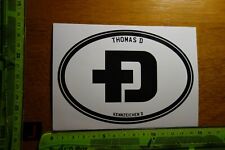 Alter Aufkleber Musik Bühne Gruppe Band THOMAS D Kennzeichen D Edgar Freecards