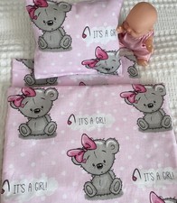Puppenbettwäsche für