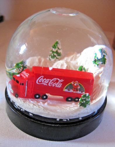 Coca cola schneekugel - cola,