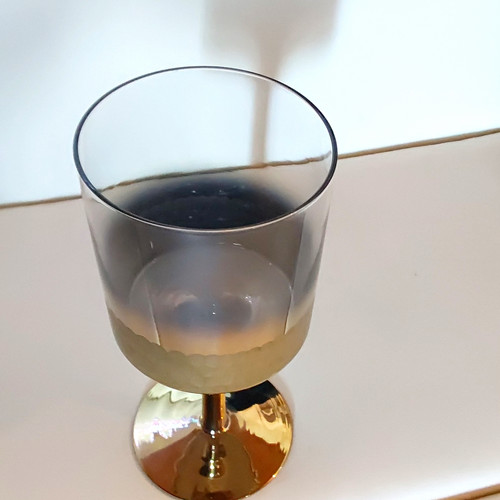 Weinglas aus glas rauchgrau - weinglas,