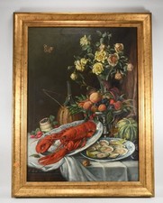 N92Q43- Bernhard Liebig (1873-1937) Gemälde Stillleben signiert datiert 1900
