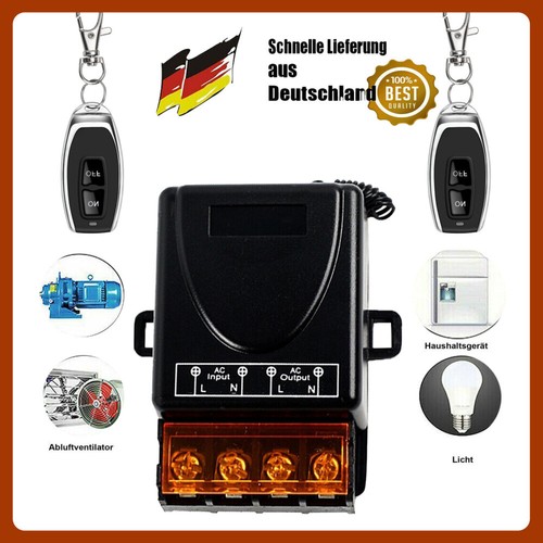 Funkschalter mit fernbedienung - mit,