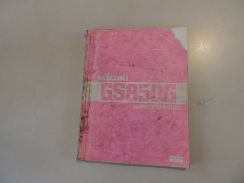 Shop service manual suzuki gs - shop,