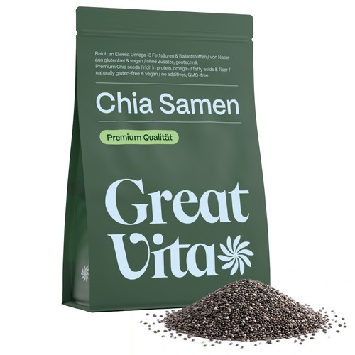 Greatvita chia samen 1000g - greatvita, samen,