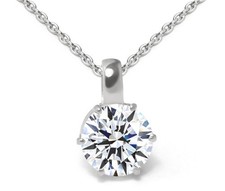 4.79ct diamond necklace in 585