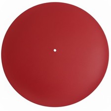 Rote leder filzunterlage - rote,