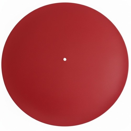 Rote leder filzunterlage - rote,