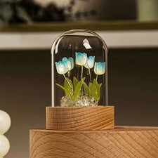 Tulpe Blumen Nachtlicht Glas
