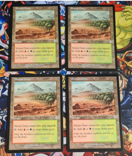 Mtg shivan oasis eng - mtg, magic
