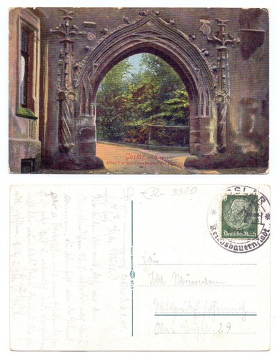 139458 goslar altes tor - tor, am