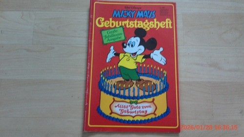 Micky maus geburtstagsheft - micky,