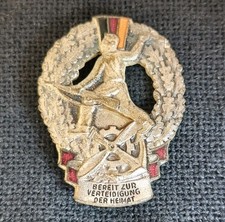 Abzeichen DDR: Mehrkampfabzeichen der GST in Silber, emailliert 