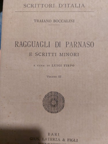 Traiano boccalini ragguagli - boccalini,