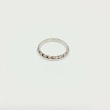 Palladium 950 Ring mit Brillanten insg.0,54ct SI/G SI/Cognac Natural Gr.54