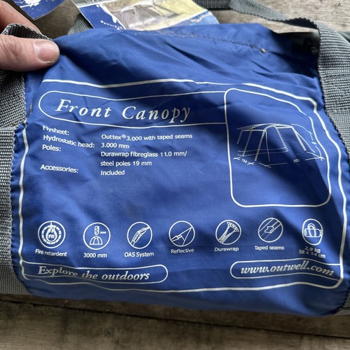 Outwell front canopy poled - outwell,