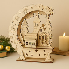 Schwibbogen Weihnachtsdorf mit