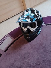 kinder motorradhelm mit Brille
