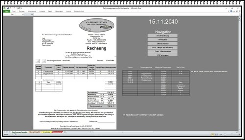 Rechnungsprogramm für