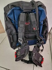 Hollis BAC 85 Wing Jacket m Bungees, Steel Back Plate, Gr XL, Schwarz/Blau, Gebr