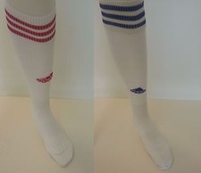Adidas stutzen weiss blau rot - weiss,