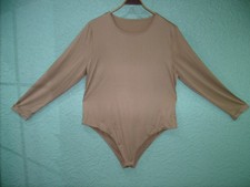 Body, Langarm, beige glanz