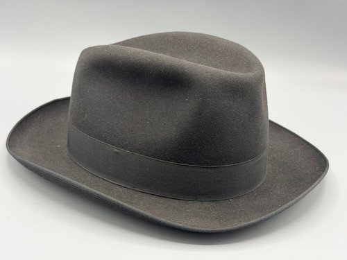 Borsalino fedora hut schwarz - borsalino,