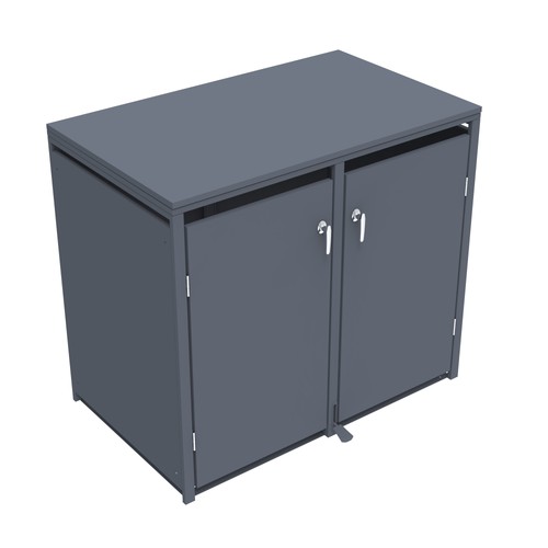 Mülltonnenbox 2er