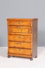 Traumhaftes Gründerzeit Vertiko Jugendstil Schrank Antik Highboard Kommode