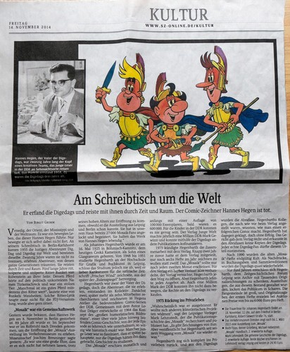 Nachruf hannes hegen - sz-nachruf,