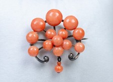 800 Silber - antike Brosche -