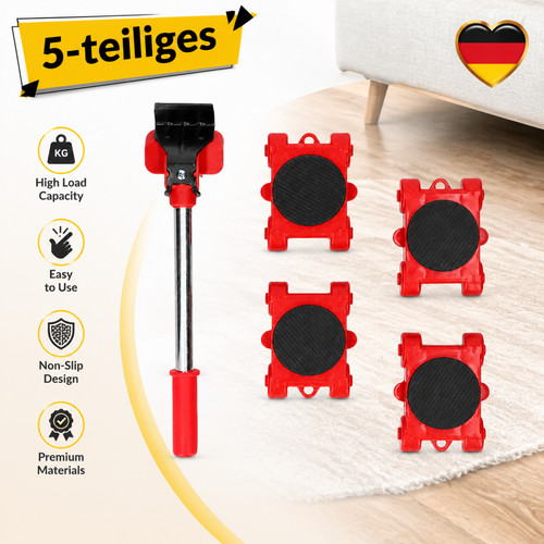 Möbelrollen 5tlg möbelheber - möbelrollen,