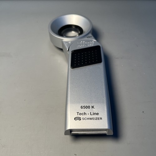 Schweizer handleuchtlupe 10x - handleuchtlupe,