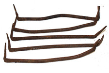 5x Alte Bauklammer Balkenklammer Balkenverbinder ca. 30cm - Fachwerk  (#B4)