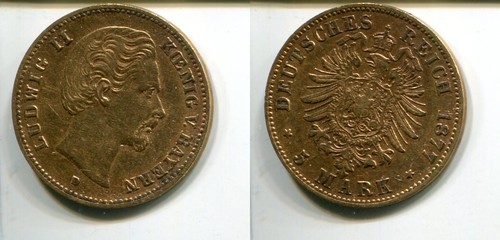 Bayern 1877 5 - d, in