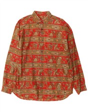 Vintage Herren Hemd Medium Rot