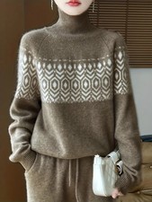 100% Wolle Pullover Damen