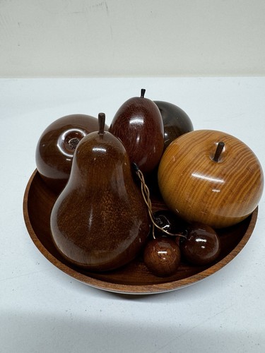 Obstschale aus holz - obstschale,
