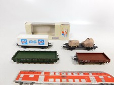 4x Roco H0/DC Güterwagen