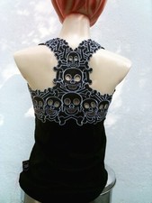 D'ROCKABILLY PUNK ROCK BABY Designer Tattoo TANK-TOP SHIRT XL