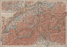 Karte Schweiz Suisse Schweiz