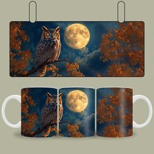 Kaffeetasse Eule und Vollmond