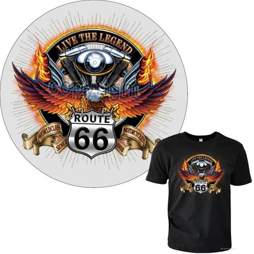 Biker shirt adler motor - t-shirt,