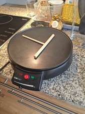 Clatronic Crêpes Maker Elektro Pfanne Pfannkuchen Antihaft Crepe Crepespfanne
