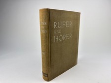 Rufer und Hörer Buch gebunden 1934 1935 selten Sammler Röhrenradio