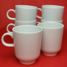 6x Arzberg Gourmet Weiß Kaffee-Becher Kaffee-Tassen Groß 320 ml Porzellan