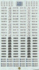6402 - Decals Kfz-Kennzeichen